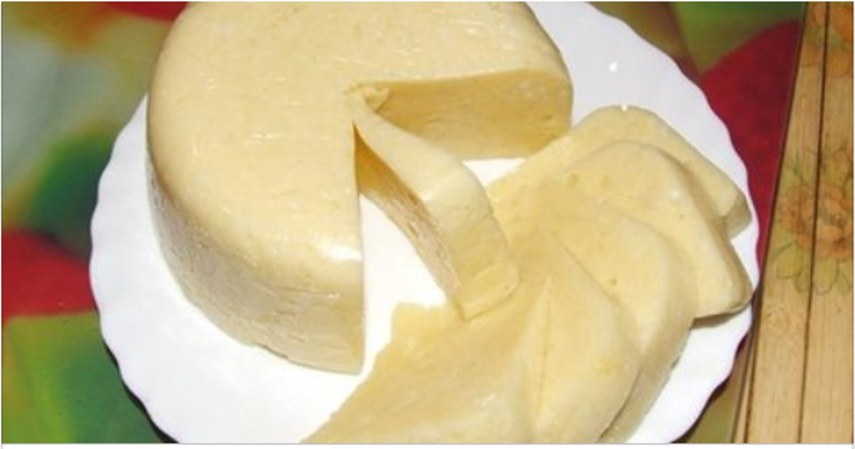 Домашний сыр за 3 часа.Невероятно вкусный сыр, который содержит только натуральные продукты и ничего лишнего