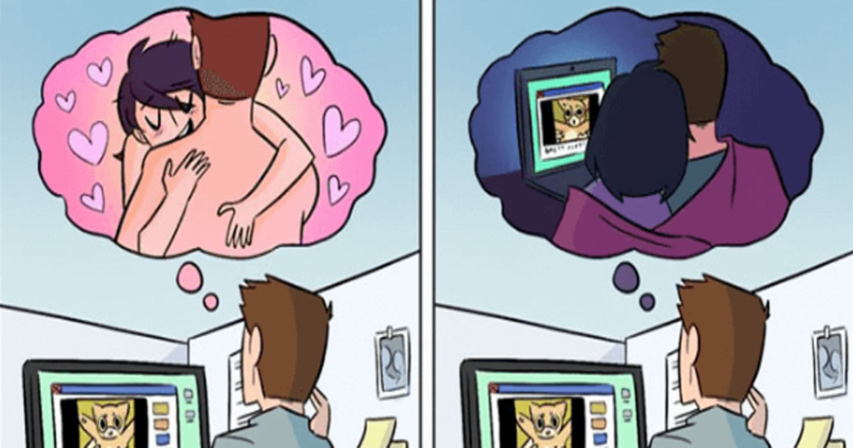 Страсть vs. Любовь в 6 жизненных комиксах