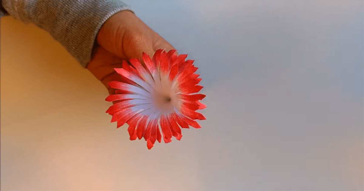 Необычный декор для украшения: подвесные бумажные цветы