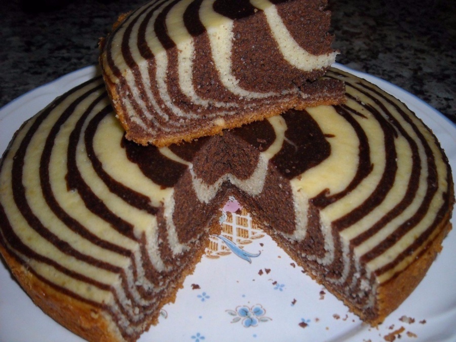 Вкуснейший пирог «Зебра». Не займет много времени!