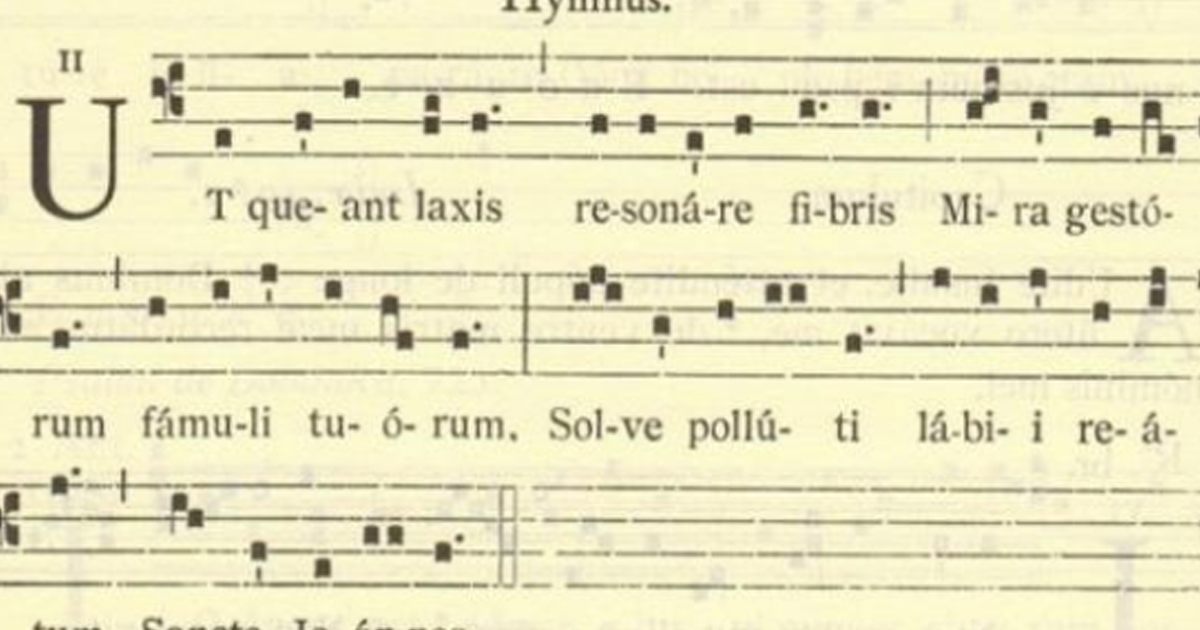 Кто придумал названия семи нот и что они значат в переводе с латинского?