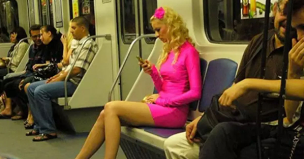 История о блондинке в метро.