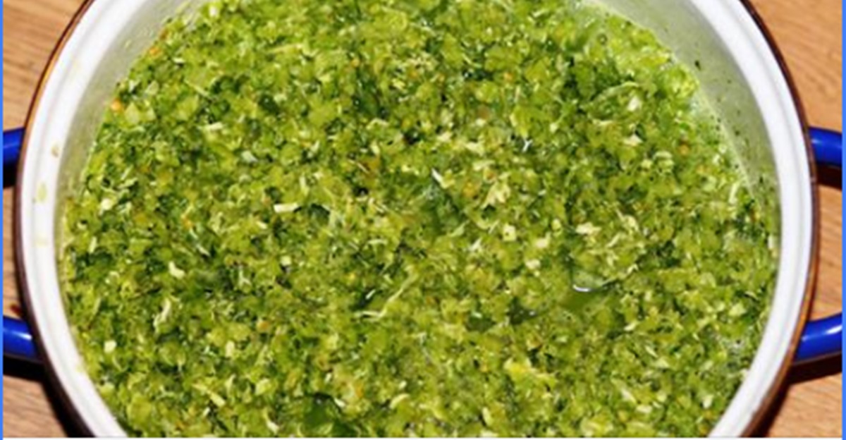 Зеленая аджика — вкусная приправа ко многим блюдам