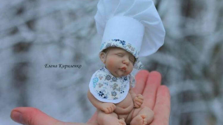 Очаровательные куколки из запекаемого пластика Елены Кириленко